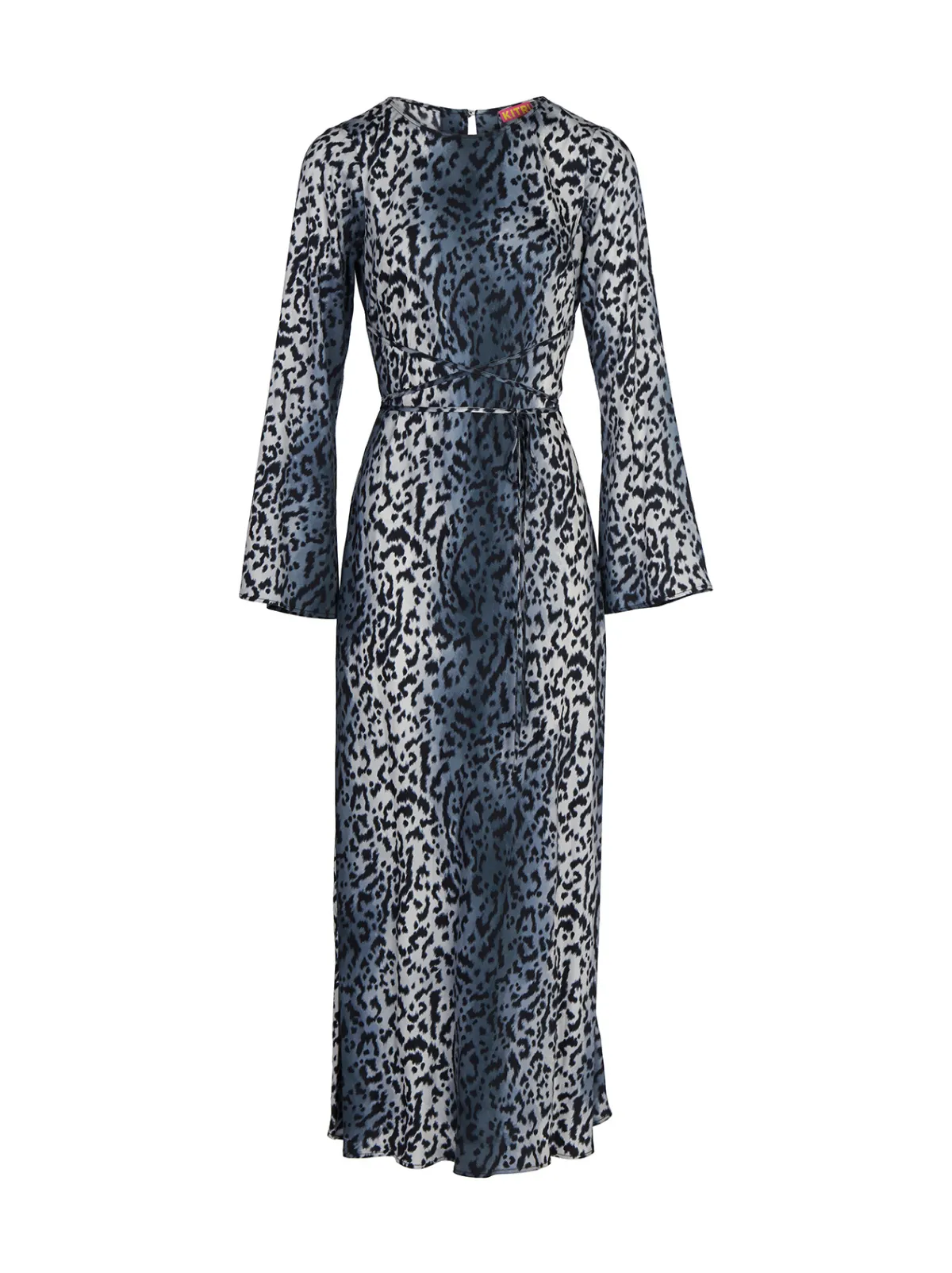 Alexa Snow Leopard Print Dress