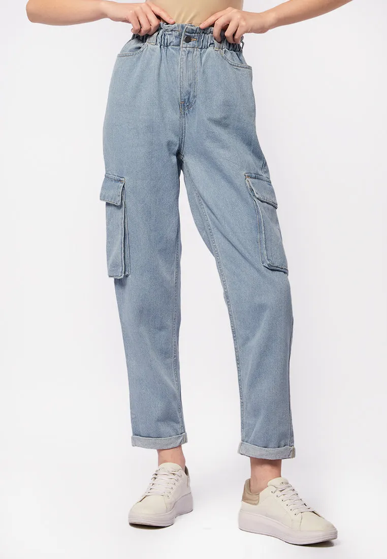 Cargo Denim Pants