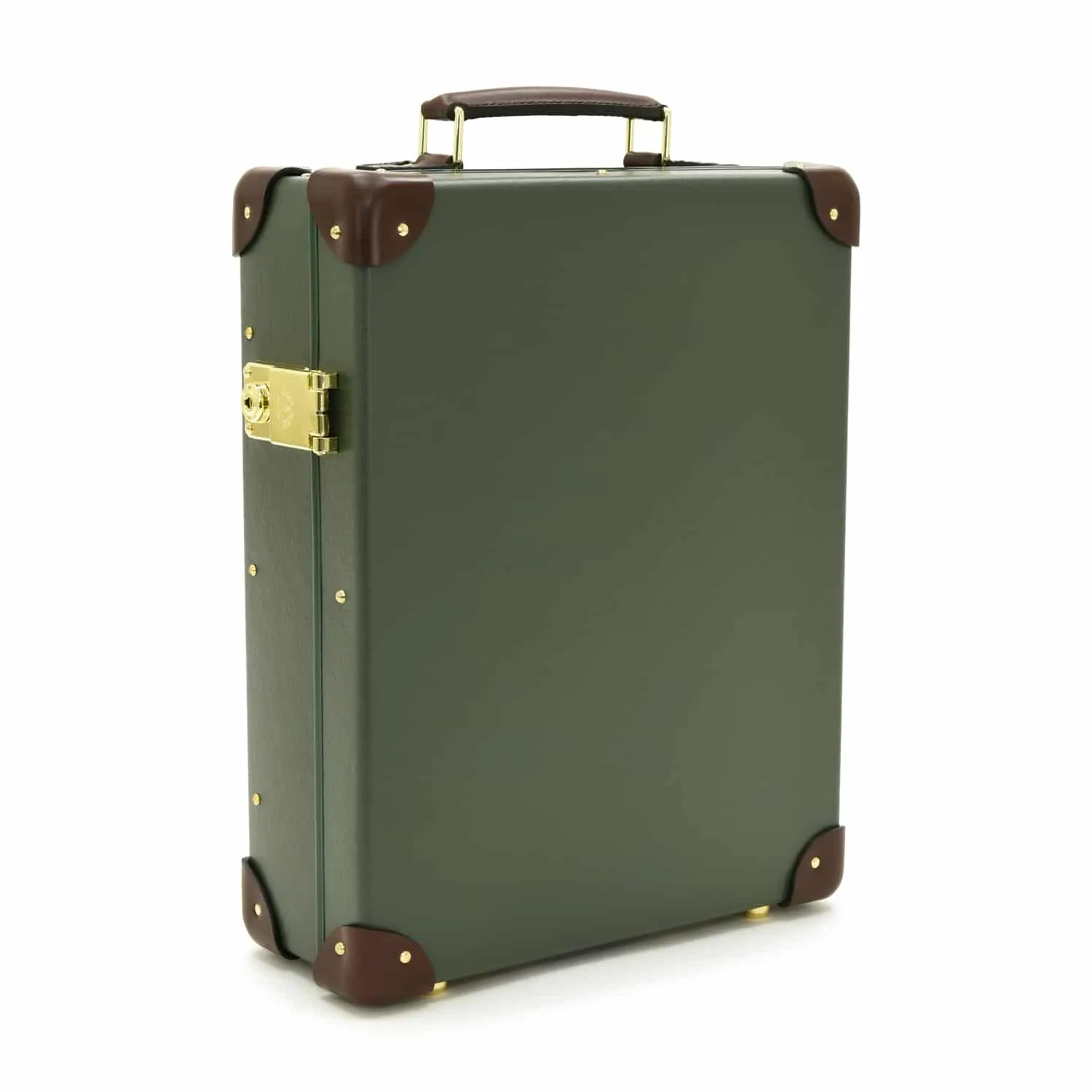 Centenary · 12-Slot Watch Case | Green/Brown