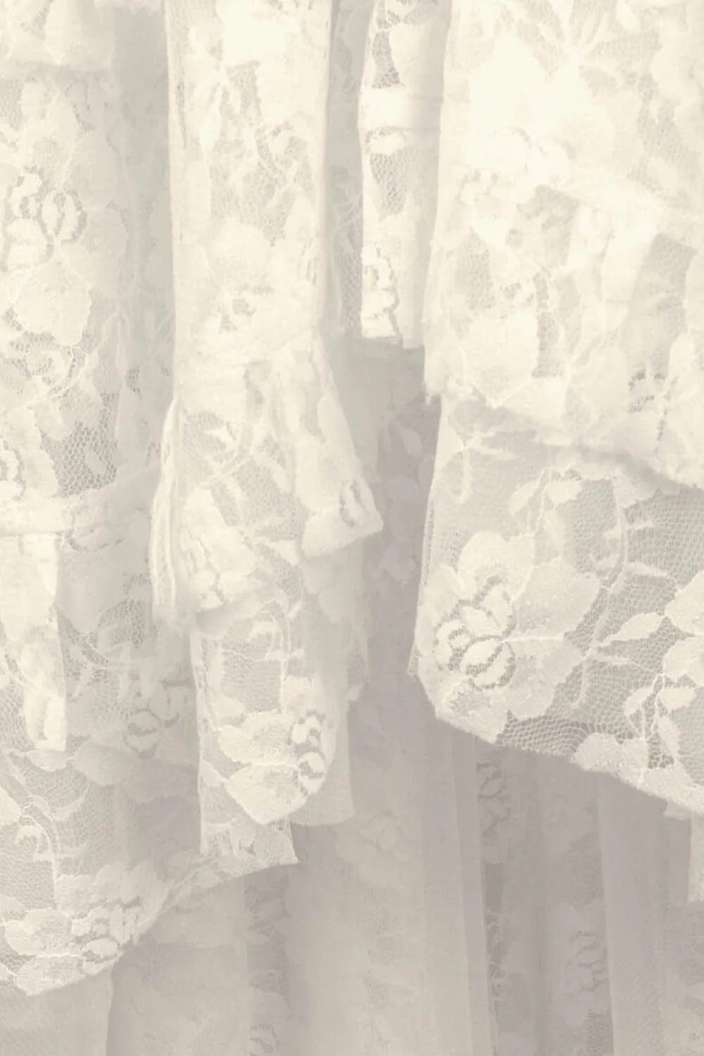 Ciera Ivory Burlesque Lace Skirt