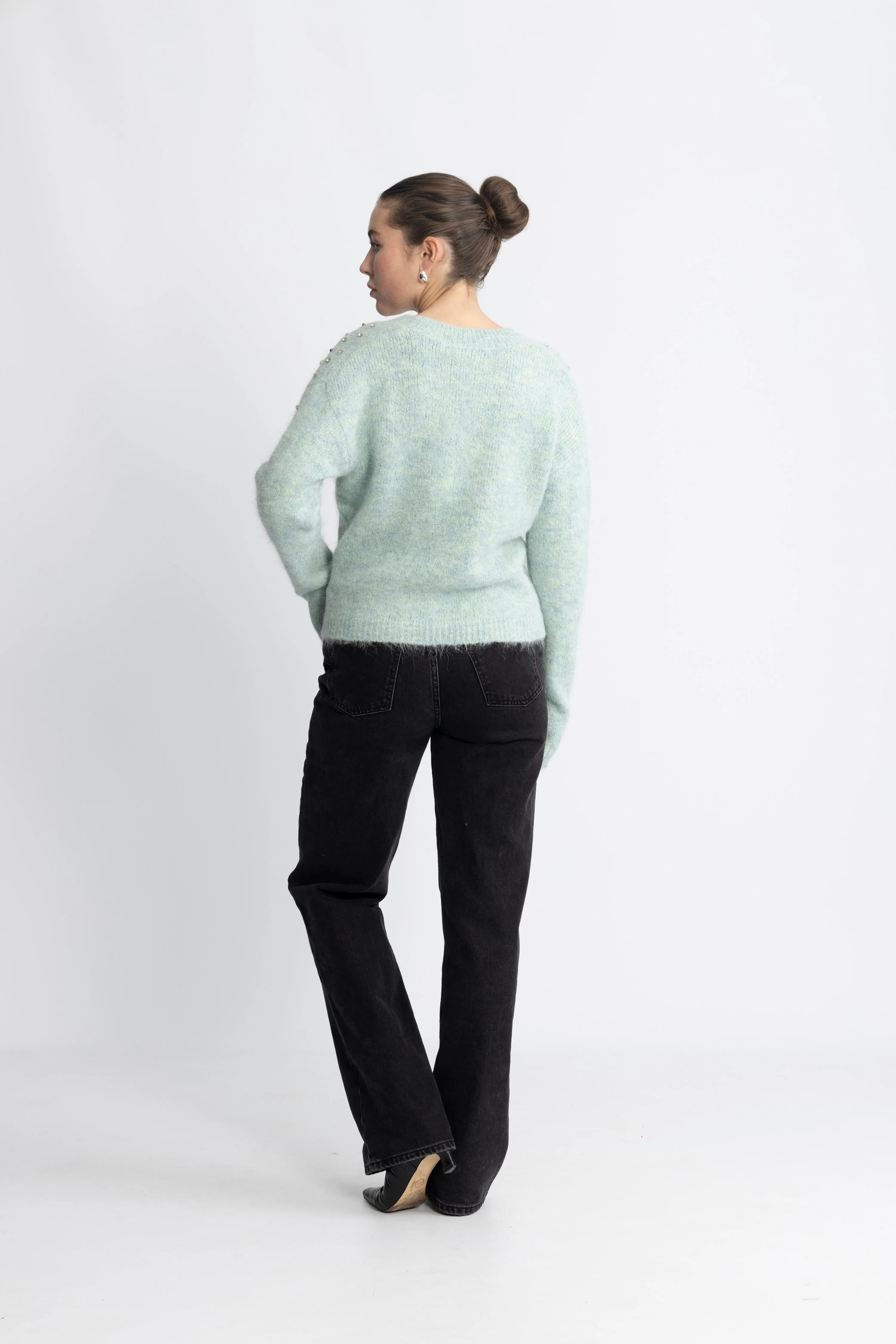 Cmmarni-Pullover - Silt Green Melange