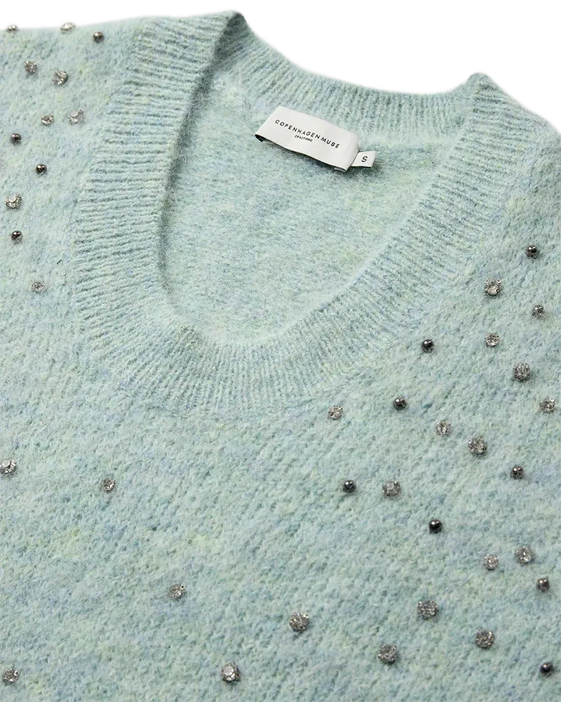 Cmmarni-Pullover - Silt Green Melange