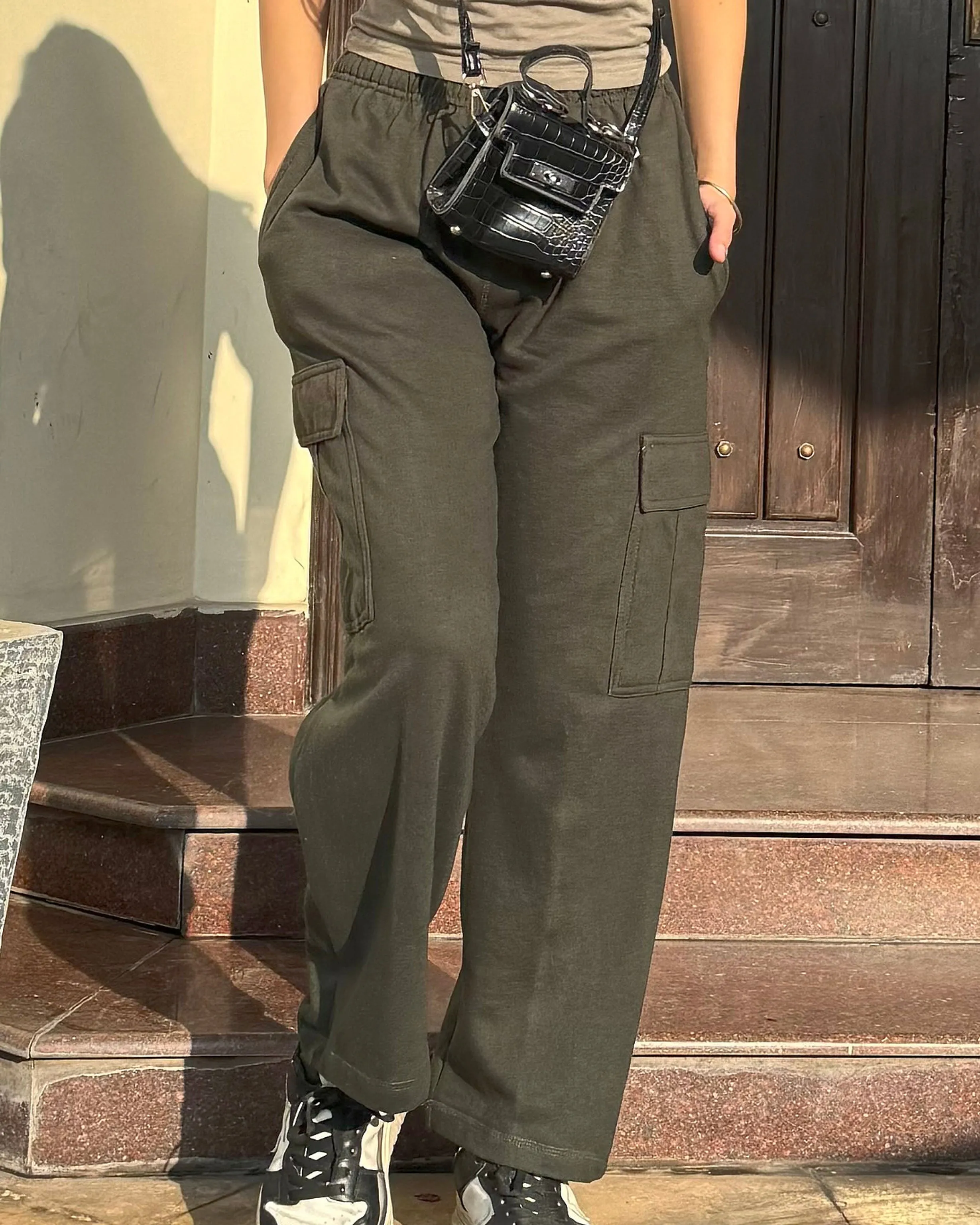 Flap Pocket Cargo SweatPants