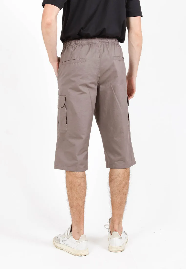 Forest 100% Cotton Twill 27"/28" Cargo Pants Men Shorts Casual 3 Quarter Short Pants Men | Seluar Pendek Lelaki - 65849