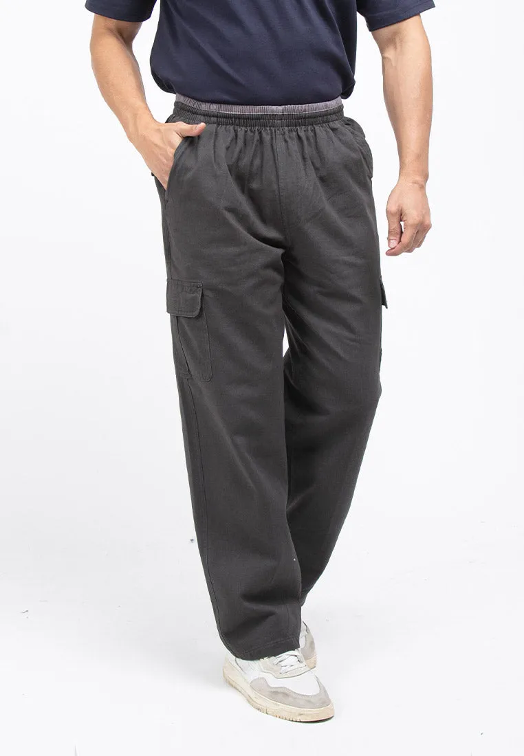 Forest 100% Cotton Twill Cargo Pants Men Long Pants Trousers | Seluar Lelaki Panjang Cargo - 10756