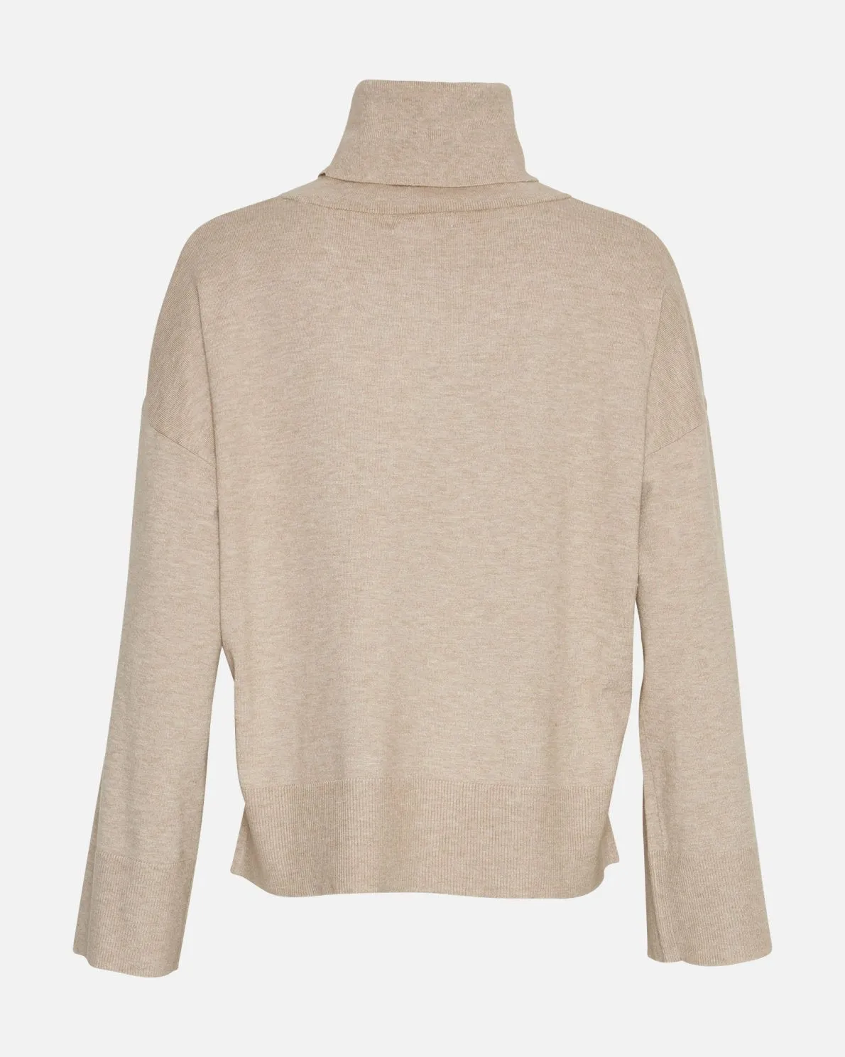 Indica Rachelle R Neck Pullover - Trench Coat Mel