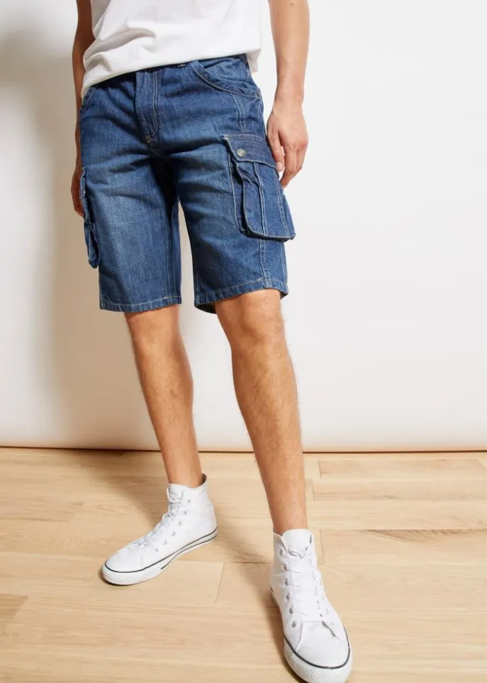 John Baner Jeanswear regular fit cargo jeans, orange