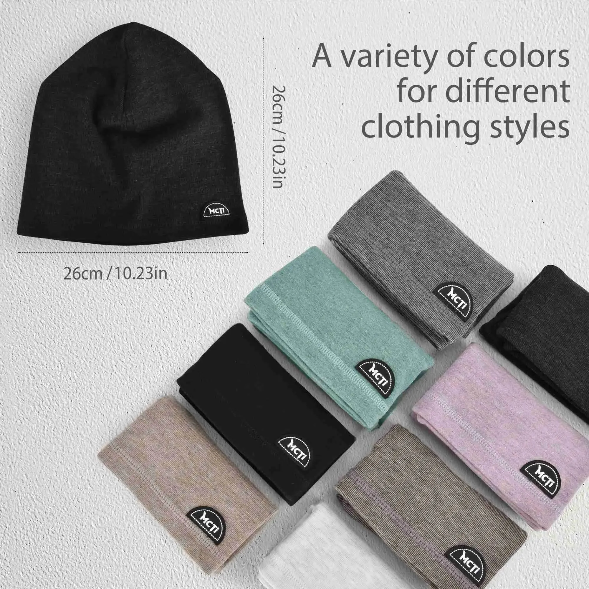 MCTi Slouchy Lightweight Beanie for Men Women