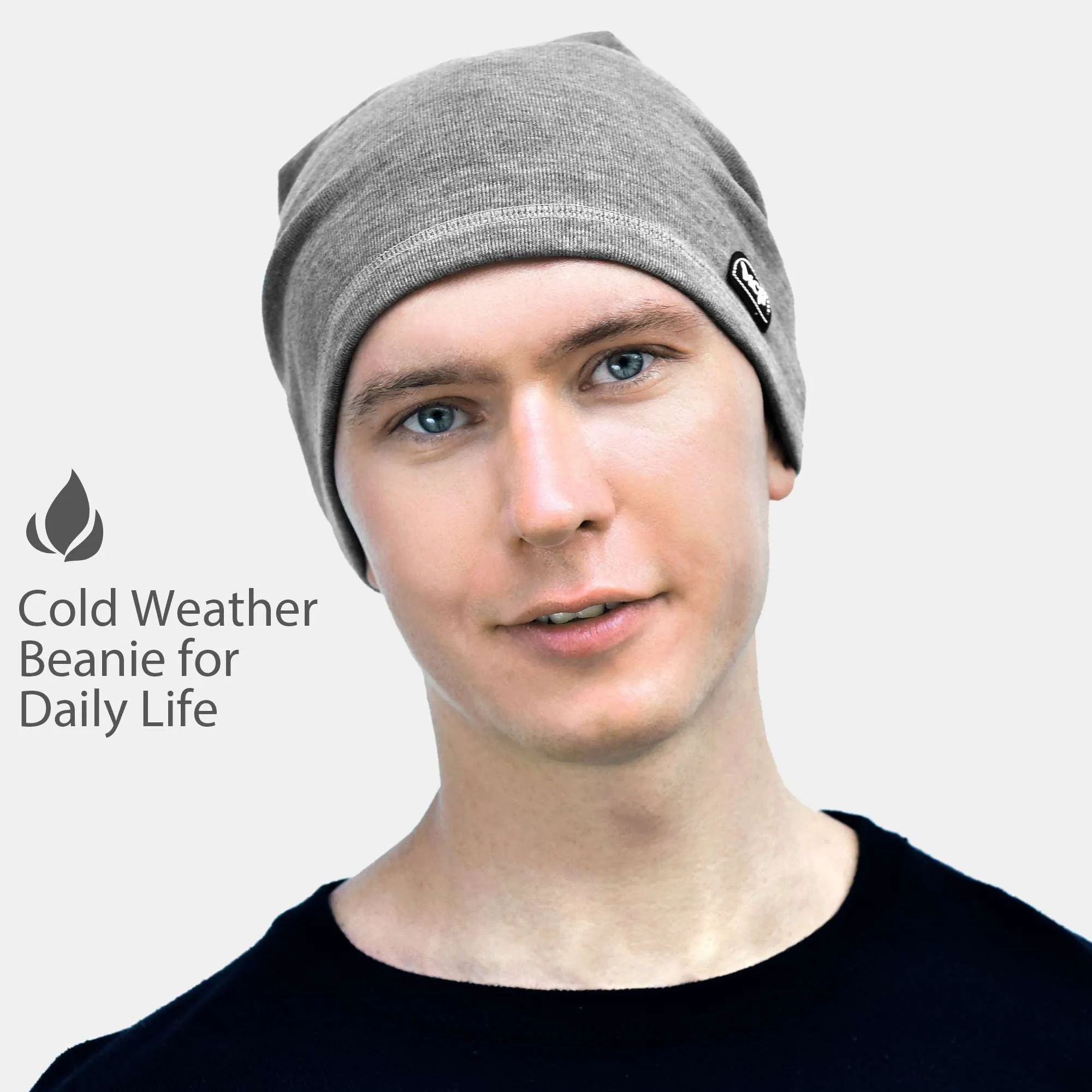 MCTi Slouchy Lightweight Beanie for Men Women