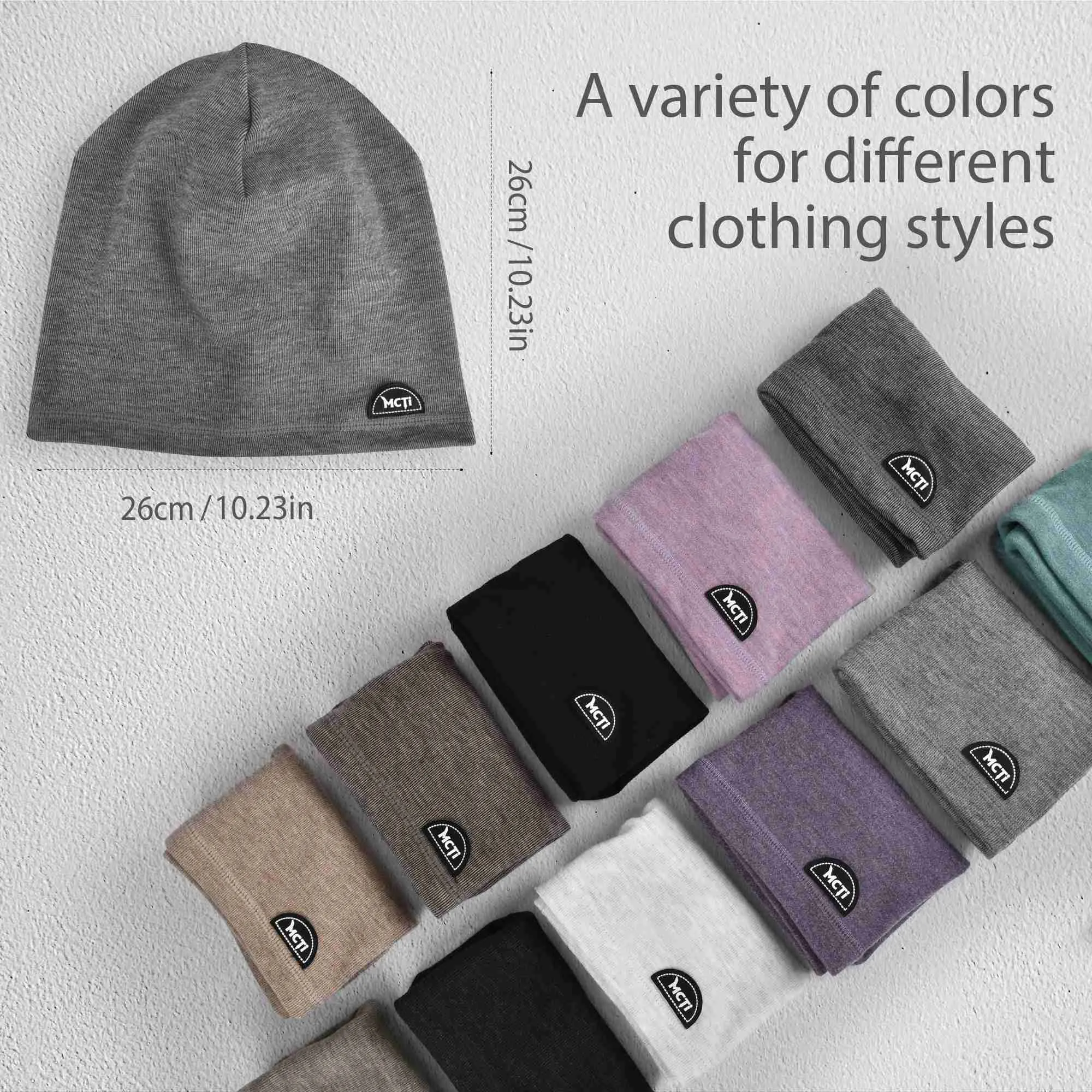 MCTi Slouchy Lightweight Beanie for Men Women