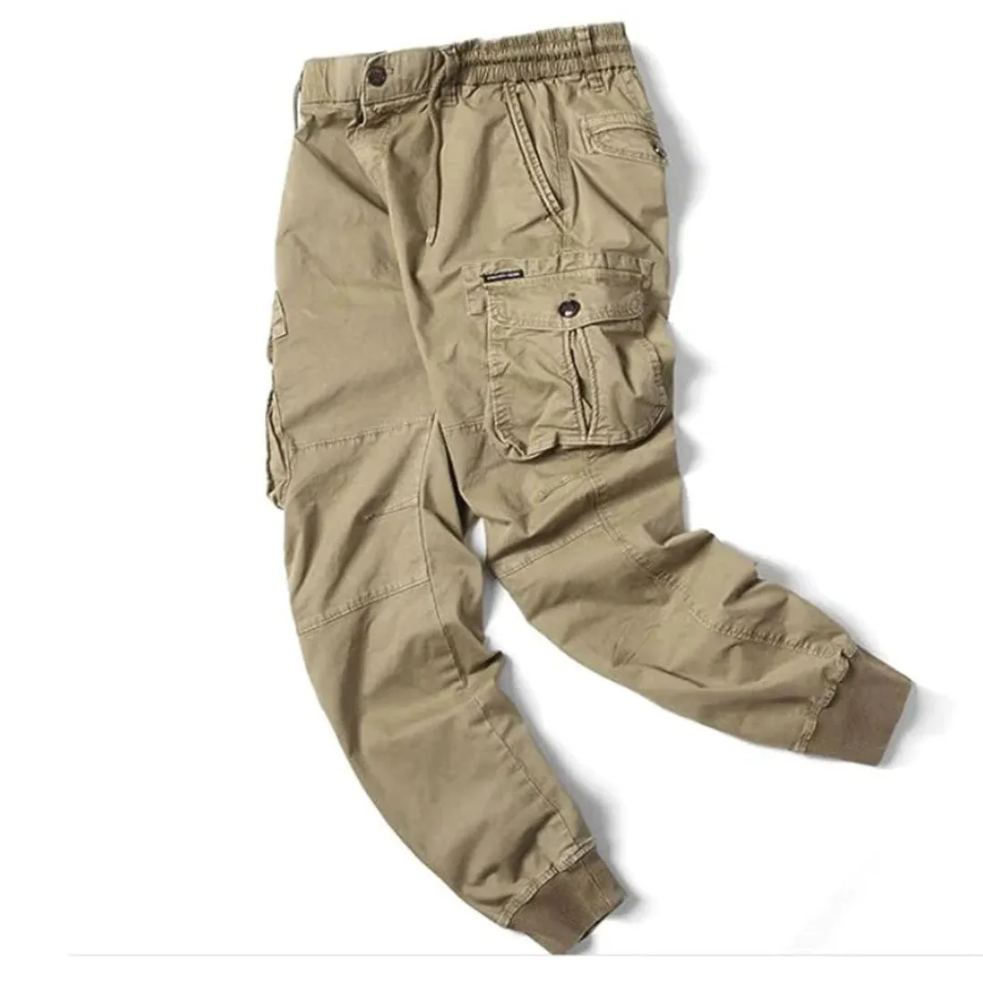 Men's Tactical Elastic Waist Cargo Pants | Perfect for All Seasons