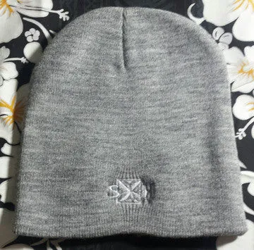 Plumeria Beanie 8 inch Lt Grey