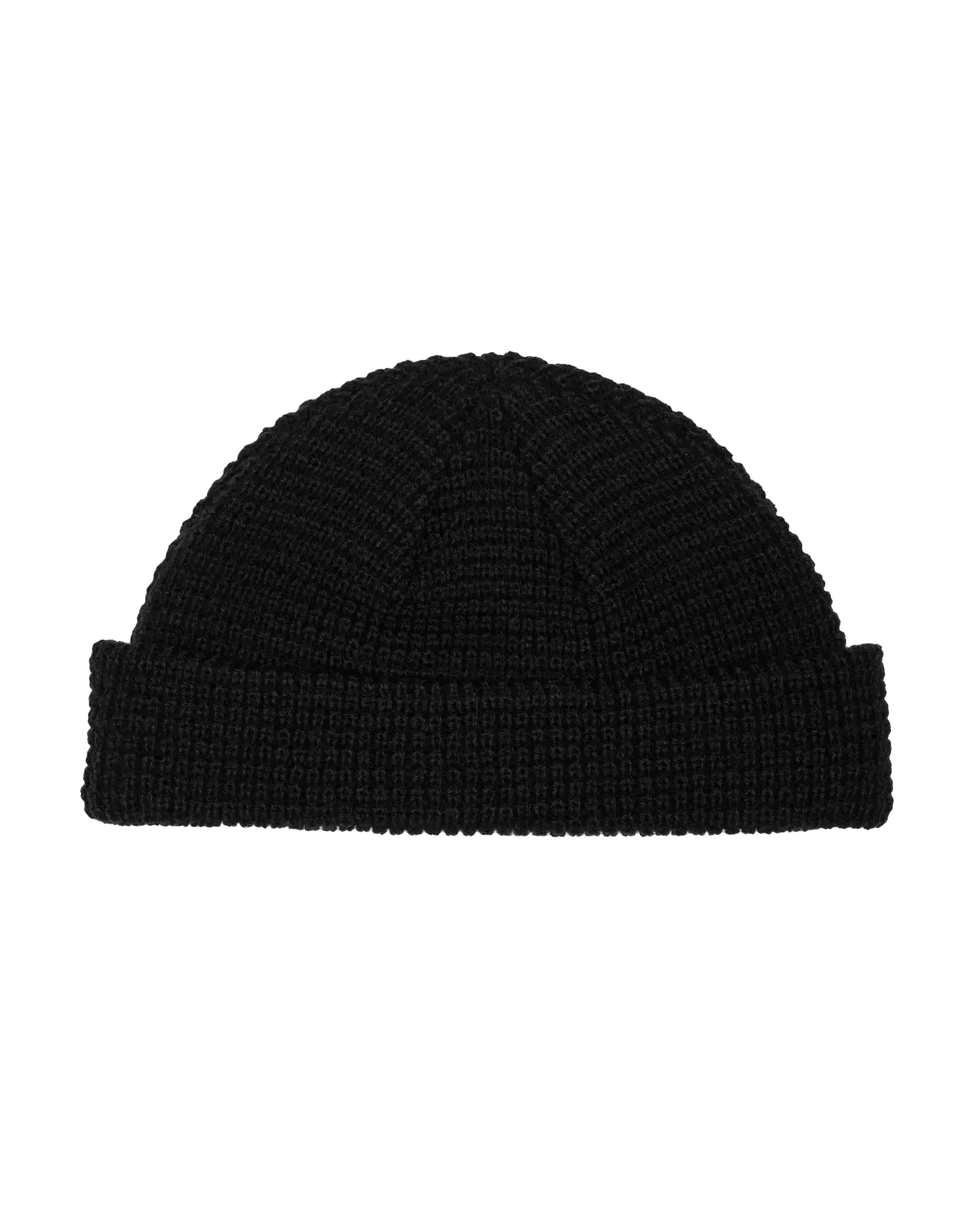 Roller Crop Beanie in Regular Black