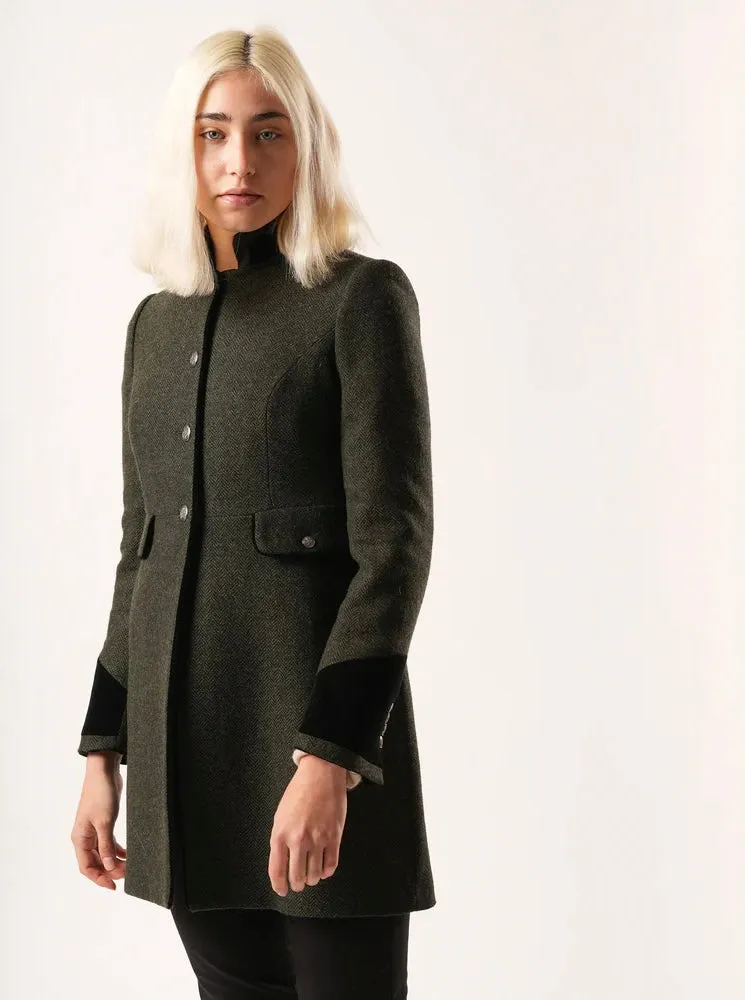 Savannah Khaki Wool Coat