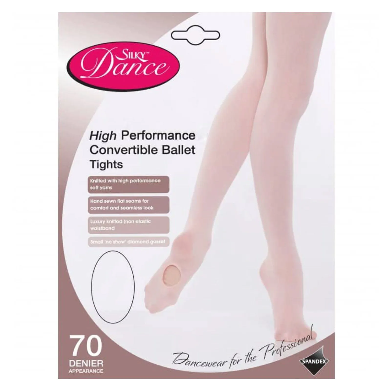 'SILKY' BRAND 70 DENIER HIGH PERFORMANCE CONVERTIBLE BALLET DANCE TIGHTS