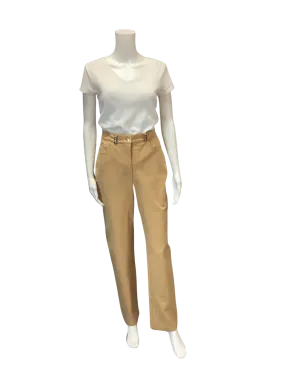 St. John Women's Pants Gold High Waisted Size: 2