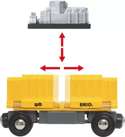 Three-Wagon Cargo Train
