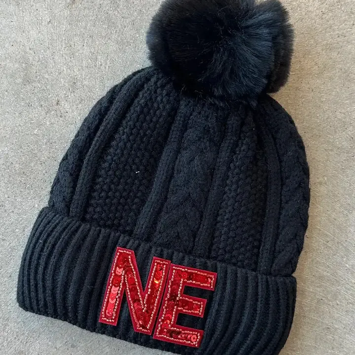 University of Nebraska Bling Beanie
