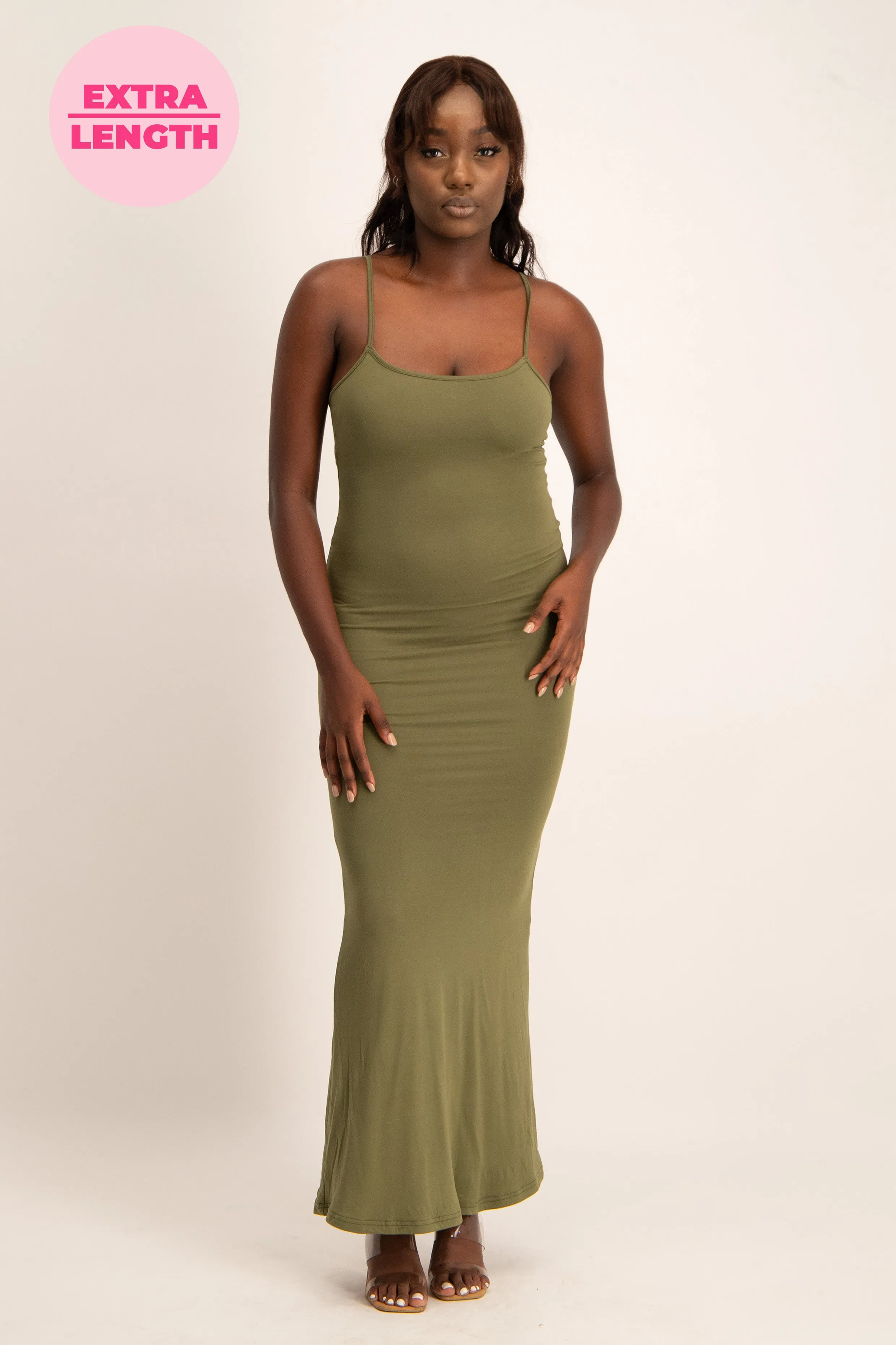 XTRA LENGTH Lounge Maxi Slip Dress